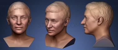 3D model Ellen Degeneres (STL)